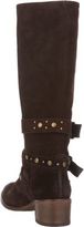 Thumbnail for your product : Barneys New York Studded-Strap Knee Boots-Brown