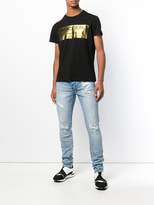Thumbnail for your product : Versace Jeans metallic logo print T-shirt