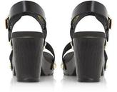 Thumbnail for your product : Dune Ladies ICON Double Buckle Mid Heel Sandal in Black Size UK 5