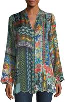 Thumbnail for your product : Johnny Was Cane Silk Twill Tunic