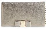 Thumbnail for your product : Ferragamo 'Miss Vara Wallet on a Chain' Saffiano Leather Clutch Wallet