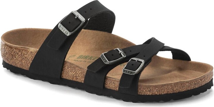 Women's Franca Birkibuc Sandals In Black