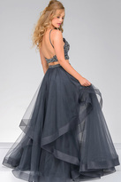 Thumbnail for your product : Jovani Two-Piece Long Tulle Prom Gown 46404