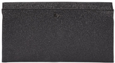 Thumbnail for your product : Diane von Furstenberg 440 black glitter leather clutch