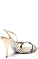 Thumbnail for your product : Rene Caovilla Crystal Caged Slingback