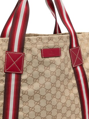 Gucci Pre-Owned 2000s GG Sherry Line tote bag