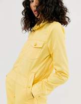 Thumbnail for your product : M.C. Overalls zip front boilersuit in sherbet yellow