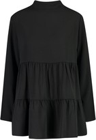 Thumbnail for your product : boohoo Woven Smock Tunic Top