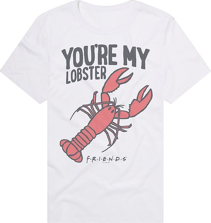 Licensed Character Men's Friends Rachel & Ross You're My Lobster Graphic Tee