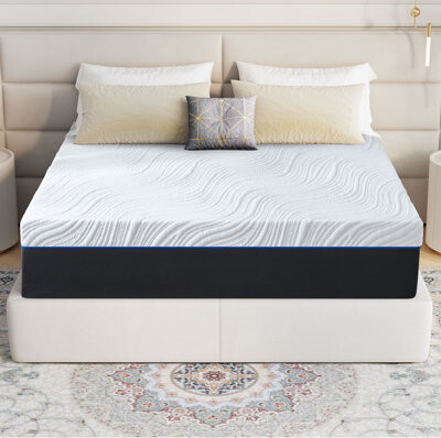 Alwyn Home Zena 12" Firm Gel Memory Foam Mattress