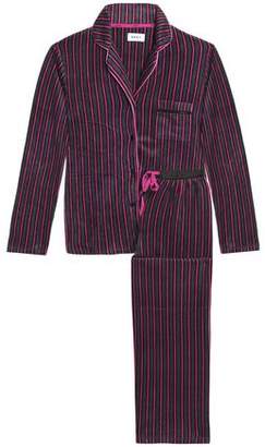 DKNY Checked Fleece Pajama Set