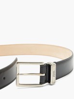 Thumbnail for your product : Alexander McQueen Identity Leather Belt - Black