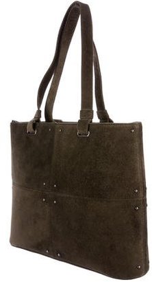 Tod's Studded Suede Tote