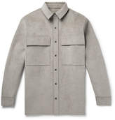 Thumbnail for your product : Fear Of God Oversized Faux Suede Shirt Jacket