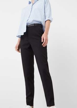 MANGO Straight Suit Trousers