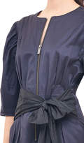 Thumbnail for your product : Rebecca Taylor Broken Sateen Jumpsuit With Taffeta Bow