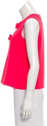 Kate Spade Bow-Accented Cutout Top