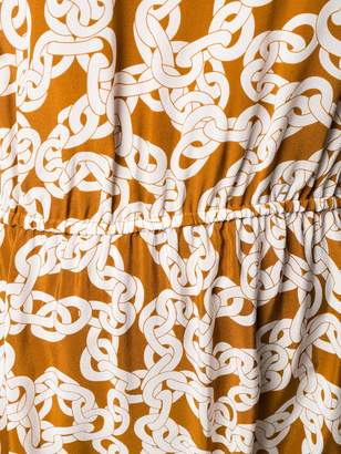 Dvf Diane Von Furstenberg Chain Print Dress
