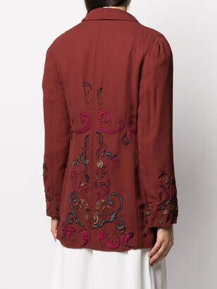 Romeo Gigli Pre-Owned SS 1999 paisley embroidery blazer