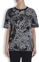Thumbnail for your product : Stella McCartney Animal print jersey top