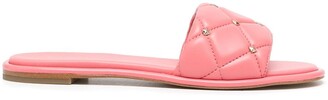 MICHAEL Michael Kors Rina quilted leather slides
