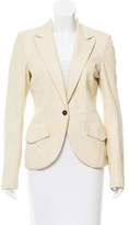 Thumbnail for your product : Gucci Peak-Lapel Leather Blazer