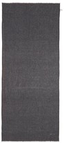 Thumbnail for your product : Paul Smith Topstitched Wool-blend Scarf - Grey
