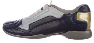 Prada Sport Leather Slip-On Sneakers