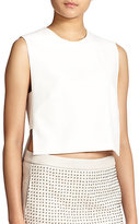 Thumbnail for your product : Mason by Michelle Mason Cutout-Side Cropped Top