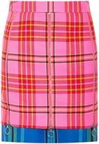 Thumbnail for your product : House of Holland Tartan Zip Skirt