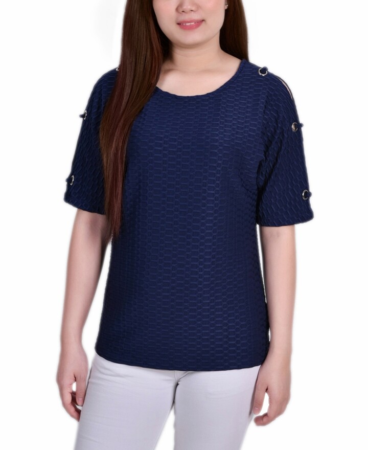 NY Collection Blue Women's Tops | Shop the world's largest 