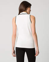 Thumbnail for your product : Le Château Viscose Blend Polo Tank Top