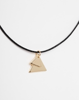 Thumbnail for your product : ASOS COLLECTION Triangle Choker Necklace