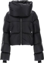 Cropped Puffer Jacket With Maxi 