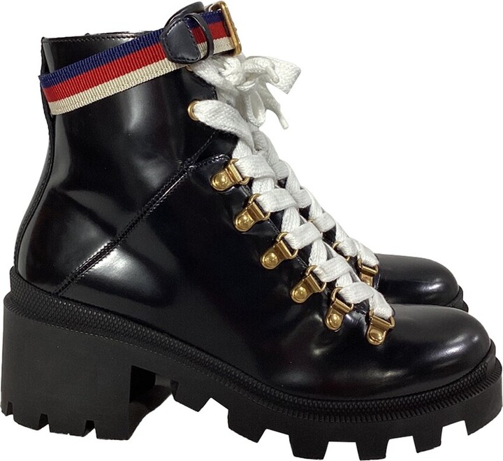 trip lug sole combat boot gucci