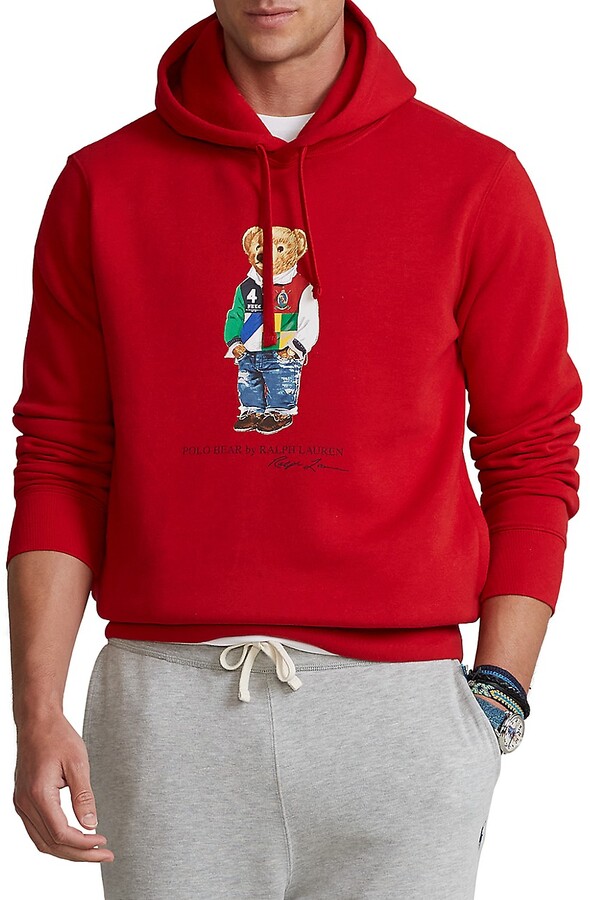 Polo Ralph Lauren Polo Teddy Bear Hoodie Sweatshirt - ShopStyle