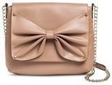 Thumbnail for your product : Sam & Libby Women's Large Bow Crossbody Handbag with Chain Strap - Blush