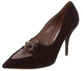 Thumbnail for your product : Tabitha Simmons Suede Lace-Up Pumps