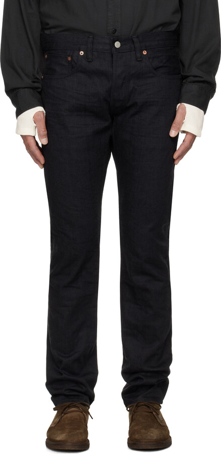 Ralph Lauren RRL Black Slim Fit Selvedge Jeans