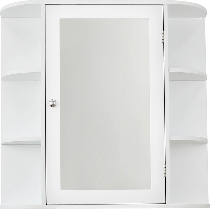 Dunelm Verona White Mirror White ShopStyle Bathroom Furniture