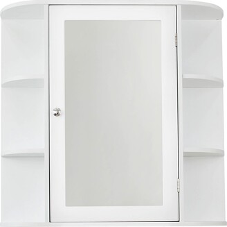 Dunelm Verona White Mirror Cabinet White - ShopStyle Bathroom Furniture