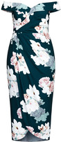 Thumbnail for your product : City Chic Emerald Floral Maxi Dress - emerald