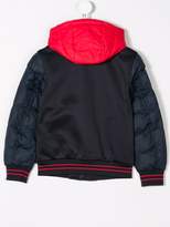 Thumbnail for your product : Tommy Hilfiger Junior hooded padded jacket