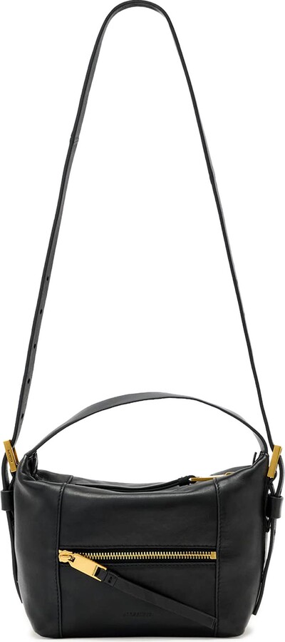 AllSaints Mini Vega Grab Leather Crossbody Bag