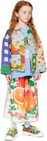 Thumbnail for your product : Maison Mangostan Kids Multicolor Oranges Scarf Skirt