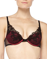 Thumbnail for your product : Chantelle Palazzo Floral Lace Demi Bra, Black/Cassis