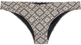 Thumbnail for your product : Prism Boracay Patterned Bikini Briefs - Ecru