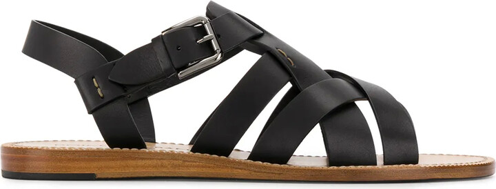 Dolce & Gabbana Strappy Flat Sandals