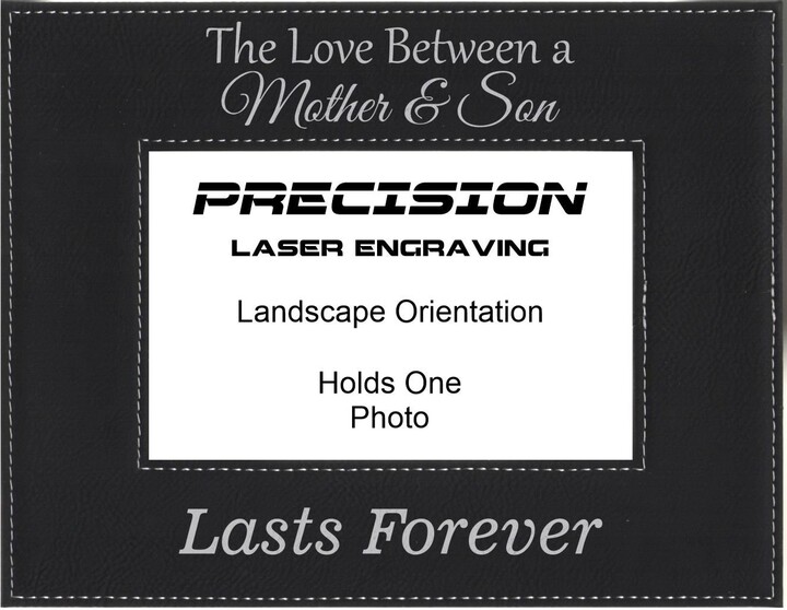 Mom Son Frame, Love Between A Mother & Lasts Forever Engraved Faux Leather Picture , Mothers Day Gifts, Christmas