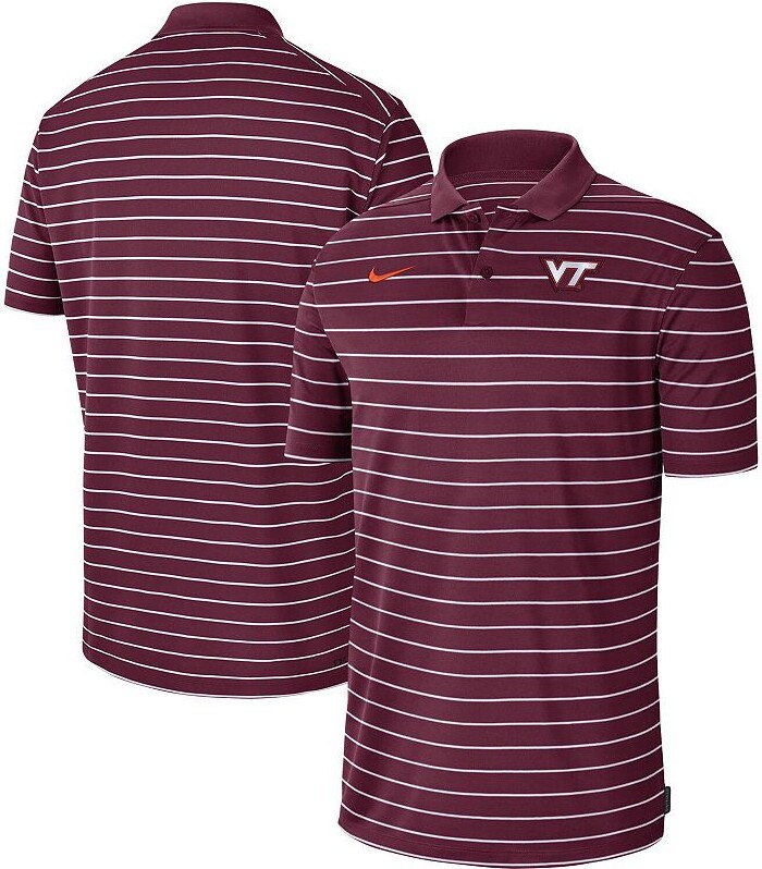 Men's Nike Maroon Virginia Tech Hokies Icon Victory Coaches 2022 Early Season Performance Polo